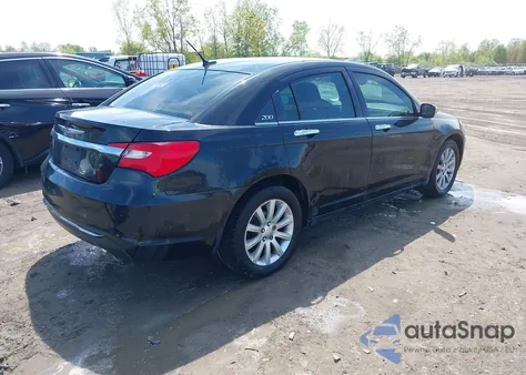 2013 Chrysler 200 Limited из США, поврежденный, VIN 1C3CCBCG1DN542682